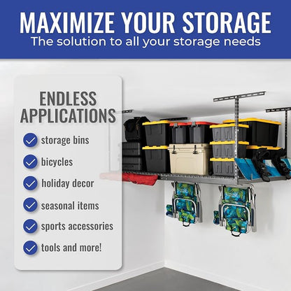 SafeRacks Overhead Storage Rack - Image 4