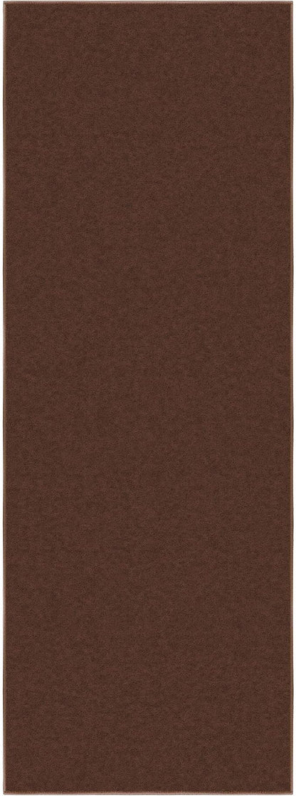 Ottomanson Hallway Runner Rug 2'2" x 6' Non Slip Solid Area Rugs Easy to Clean - Image 6