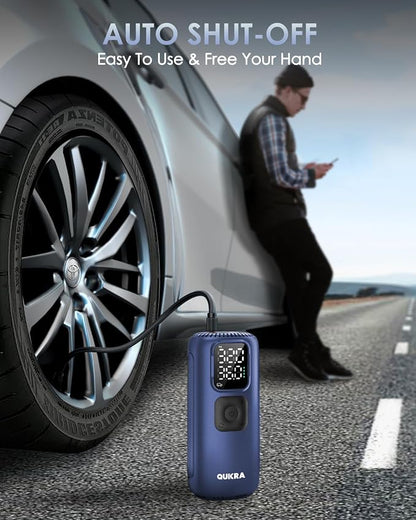 T22 Tire Inflator Protable Air Compressor, 3× Faster 160PSI Air Pump, Auto - Image 3