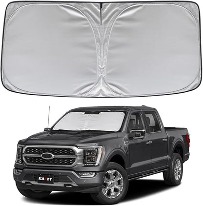 KAYZT Windshield Sun Shade for Ford F150 2021-2025 Super Crew Cab, Super Cab by KAYZT