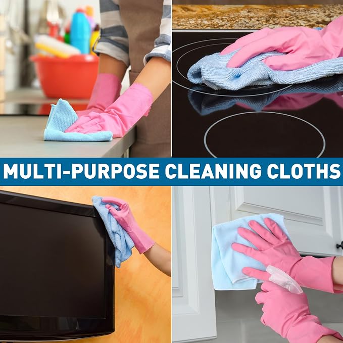 Microfiber Cleaning Cloths-50 Pack, Microfiber Towels Bulk, Towels - Image 5