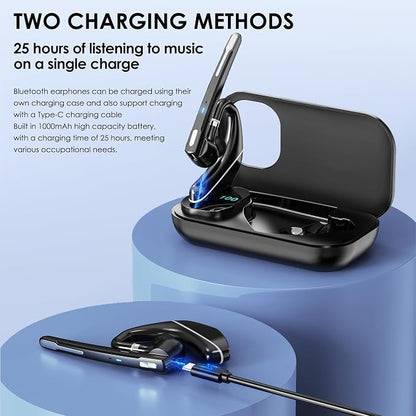 Bluetooth Headset V5.3, Wireless Earpiece - Image 3