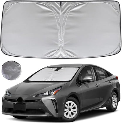 KAYZT Windshield Sun Shade for 2016-2022 Toyota Prius Hatchback Foldable by KAYZT