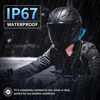 Fodsports FX-S Motorcycle Bluetooth Headset V5.4, 2-Way Helmet Intercom - Image 8