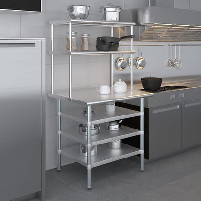 Amgood 30" x 36" Stainless Steel Work Table - Image 6