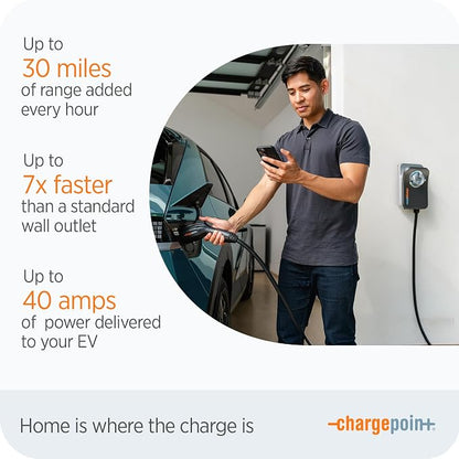 ChargePoint HomeFlex Level 2 EV Charger J1772, NEMA 6-50 Plug - Image 5