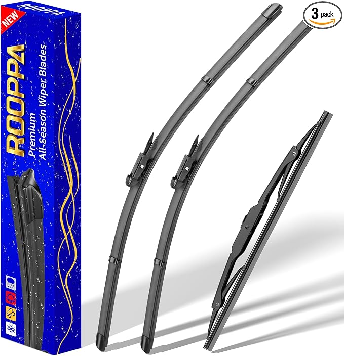 3 wipers Replacement for 2013-2016 GMC Acadia, Windshield Wiper Blades Original by ROOPPA