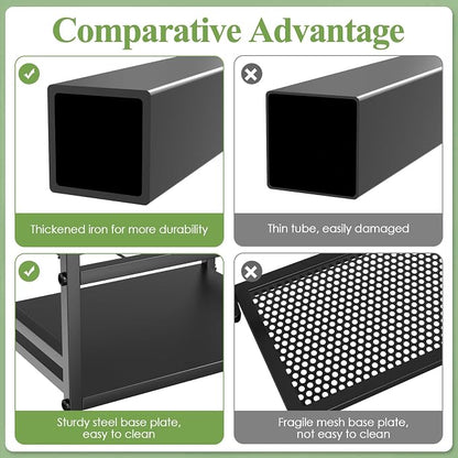 Garden Tool Organizer Rack for Garage, Yard Tool Tower Rack Organizer, Tools - Image 5
