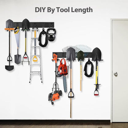 Garage Organizer Wall Mount, 64 Inch Garage Storage Organization, Adjustable - Image 4
