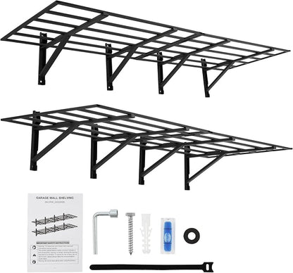 Garage Storage Shelving Wall Mounted, 2 Pack 2x6Ft, Loads 1600 Lbs Heavy Duty - Image 9