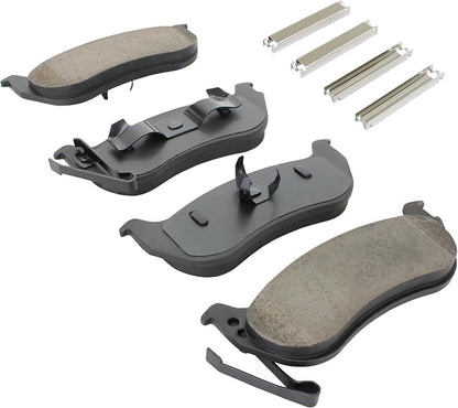 Premium Ceramic Rear Brake Pads Compatible - Image 2