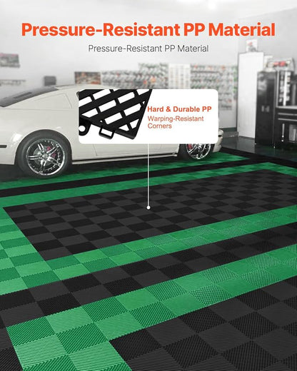 VEVOR Interlocking Drainage Mat, 15.7” x 15.7” Modular Interlocking Cushion - Image 2