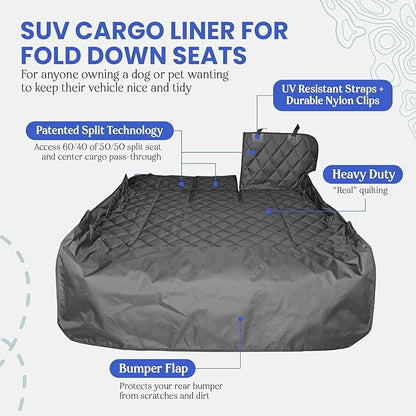 4Knines SUV Cargo Liner for Dogs, Trunk Mat for SUV, Durable Cargo Cover - Image 3