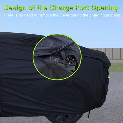 Car Cover Custom Fit for Tesla Model Y, Waterproof All Weather Full Exterior - Image 3