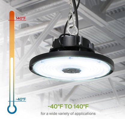 ASD LED High Bay UFO Light Fixture, Commercial Shop Lighting | Dimmable - Image 6