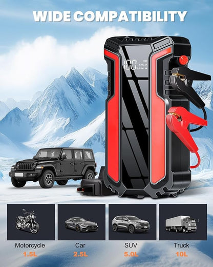Car Jump Starter 3000A, Car Battery Jump Starter - Image 3