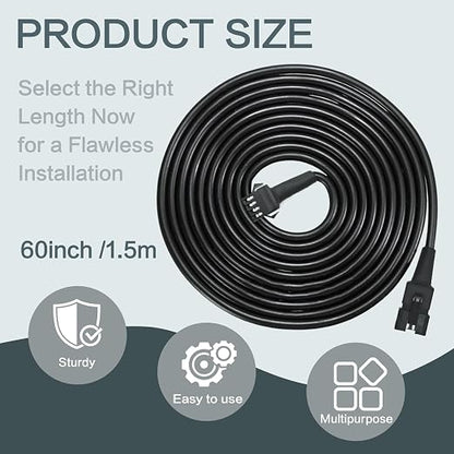 8 Pcs 4 Pin RGB Extension Cable RGB Wire - Image 2