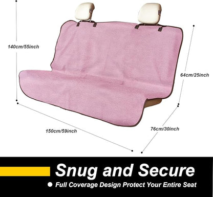 Back Seat Cover for Car Trucks Van SUV, Waterproof Rear Bench Towel Seat Covers - Image 4
