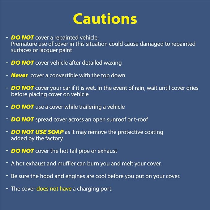 USCarCover 5 Layer All Weather Protection, Breathable Car Cover - Image 6