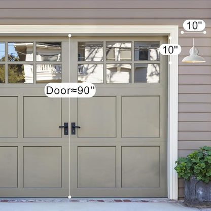 10'' Diameter Outdoor Gooseneck Barn Light Fixture - Image 3