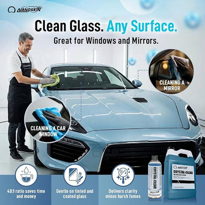 Nanoskin CRYSTAL-CLEAR VOC-Free Glass Cleaner 16 oz - Image 2
