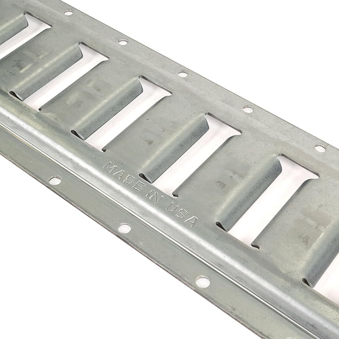 US Cargo Control E Track, Made in USA, 12 Gauge Steel 5 FT Galvanized E Track by USCargoControl