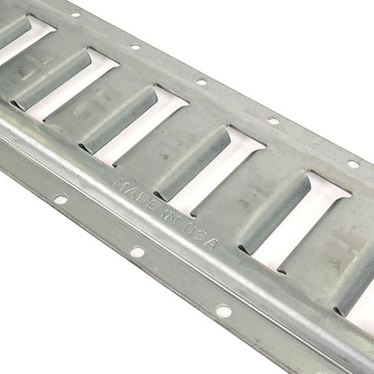 US Cargo Control E Track, Made in USA, 12 Gauge Steel 5 FT Galvanized E Track by USCargoControl