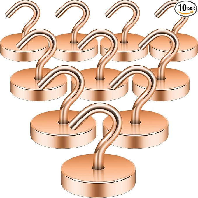 Neosmuk Magnetic Hooks, Cruise Ship Essentials, 120lb+ Heavy Duty Magnetic Hooks by Neosmuk