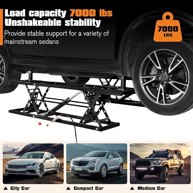 Jocisland Portable Car Lift, Capable of Lifting 7000 LBS Quick Jack - Image 5