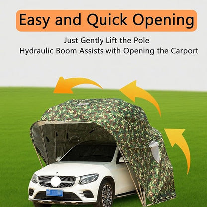 Car Port Portable Storage Shed Carport Canopy Carports Metal Carport Round - Image 5