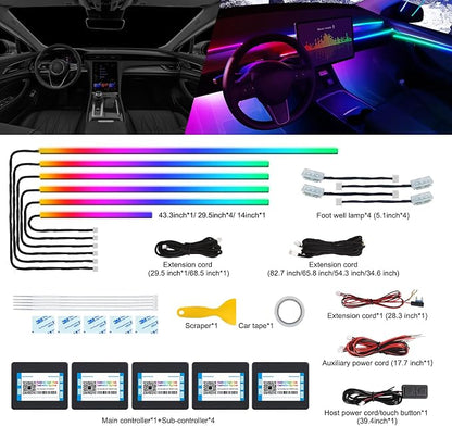 Acrylic Interior Car LED Strip Light - Image 2