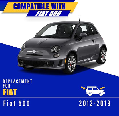 3 wipers Replacement for 2012-2019 Fiat 500, Windshield Wiper Blades Original - Image 5