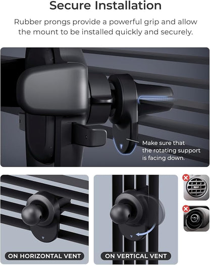 iOttie Easy One Touch Advanced Air Vent Car Phone Mount - Image 4