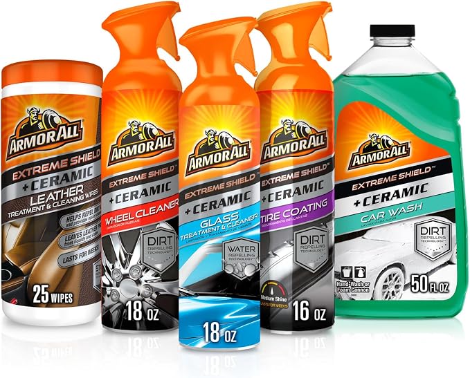Armor All Complete Ceramic Exterior Car Cleaner Car Care Kit, Keeps Car Fresh - Image 9