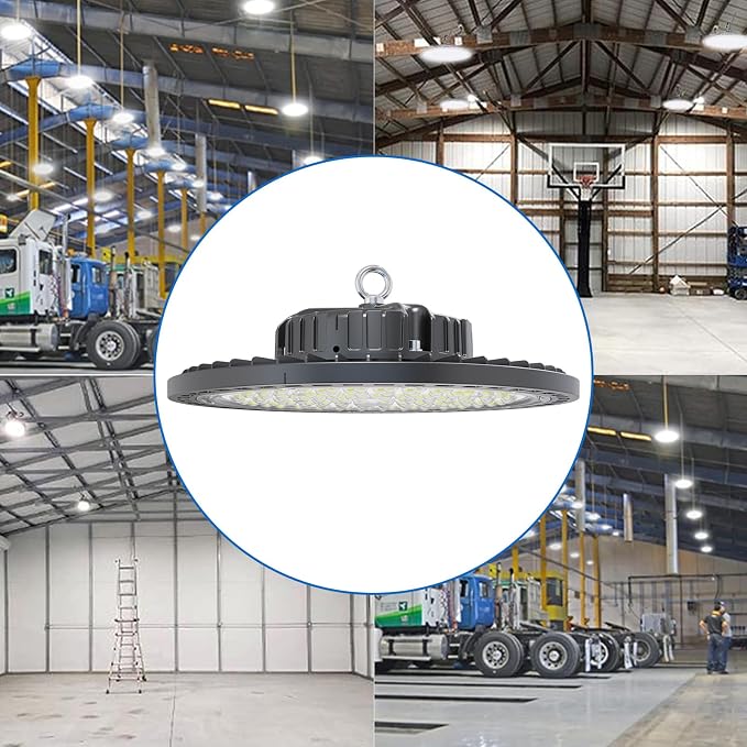 2 Pack UFO LED High Bay Light 250W, 35000 LM, 5000K - Image 8