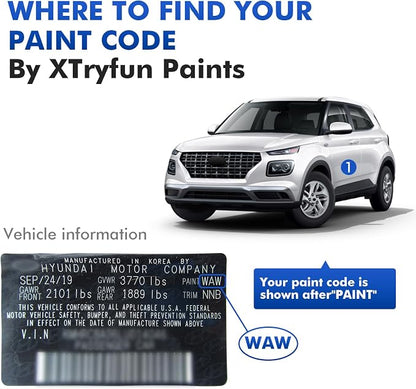 Hyper White Touch Up Paint Compatible - Image 7