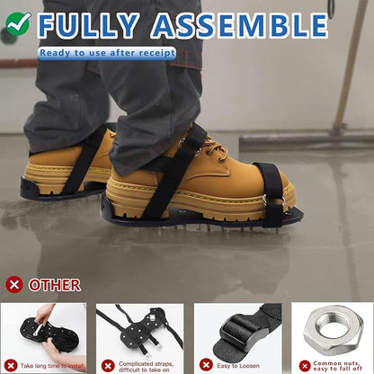 Epoxy Shoes, Fully Assembled Gunite Spiked Shoes - Image 4