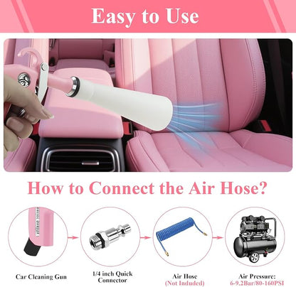 XIAOFENG Tornado Dry Cleaning Gun Detailing Interior Dryer Air Blow Gun - Image 8