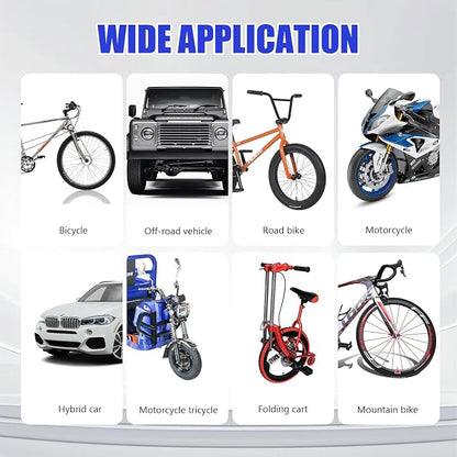 6 PCS Motorcycle Chain Cleaning Kit, Double-Head Universal Chain Brush - Image 7