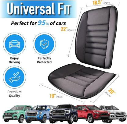 Car Seat Cushion with Back Support Pillow, Comfy Lumbar Support & Seat Cushion - Image 6
