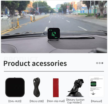 G4S Digital GPS Speedometer, New HUD Car Head Up Display - Image 9