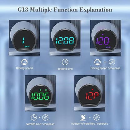 G13 GPS Speedometer, Universal Digital GPS Speedometer - Image 4