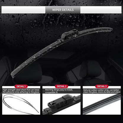 Front Windshield Wipers, 2-Piece Set - Image 4