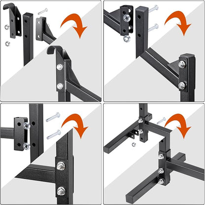 2 Pack Hanging Heavy duty Adjustable Shelf 56.5x22 Cargo Container Shelving - Image 9