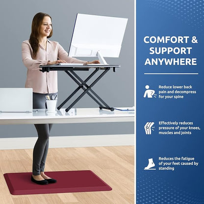 KitchenClouds Kitchen Mat Cushioned Anti Fatigue Kitchen Rug 0.8inch Waterproof - Image 4
