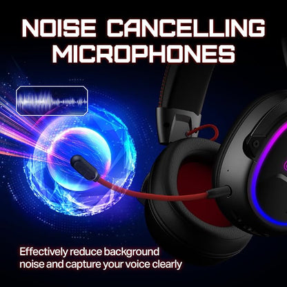 OXS Storm G2 Wireless Gaming Headsets, 7.1 Virtual Surround Sound, 3 EQ Modes - Image 4