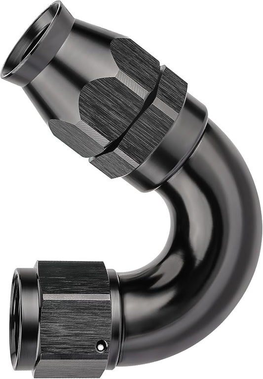 EVIL ENERGY 12AN 150 Degree PTFE One Piece Full Flow End Hose Fitting Aluminum by EVILENERGY