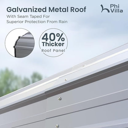PHI VILLA 12'x30'x8.5 'Metal Carport - Image 4