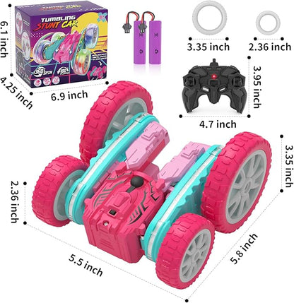 Remote Control Car for Girls, RC Cars 2.4GHz Fast RC Stunt - Image 8
