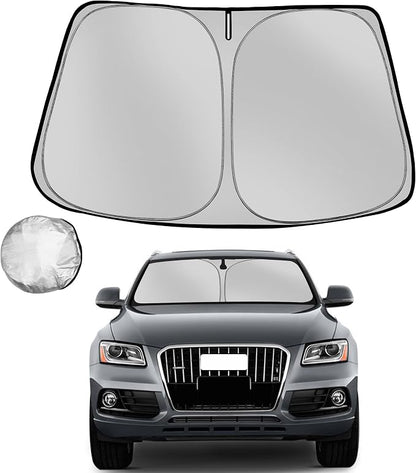 Windshield Sun Shade for 2009-2017 Audi Q5/2014-2017 Audi SQ5 Foldable Sun by Fonowka